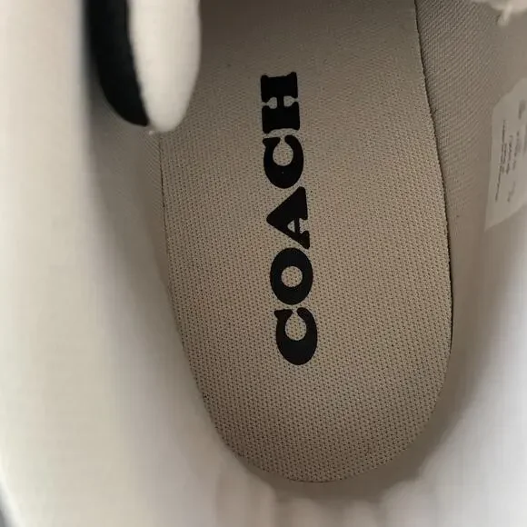 Coach Clip High Top Men’s Sneaker Charcoal Black G5385 Size 10D NWOB - Picture 10 of 11